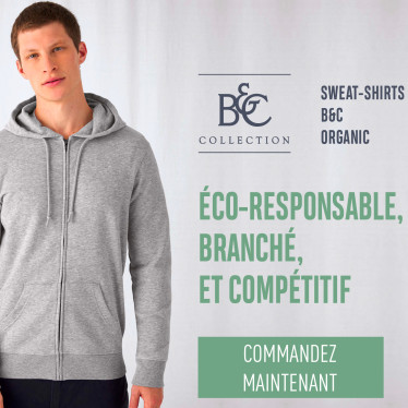 B&C organic sweat-shirts